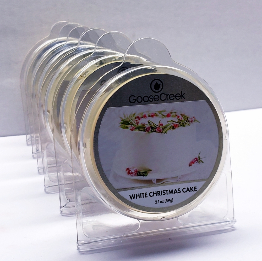 WHITE CHRISTMAS CAKE -Goose Creek Highly Scented Wax Melts- $8 per pack
